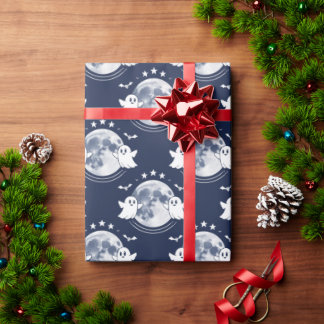 Halloween celebration wrapping paper