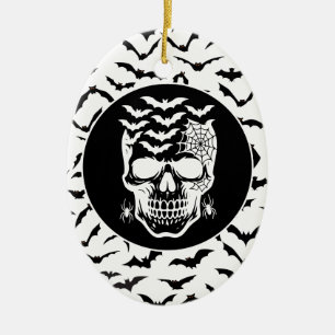 Halloween ceramic tree decoration
