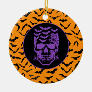 Halloween ceramic tree decoration