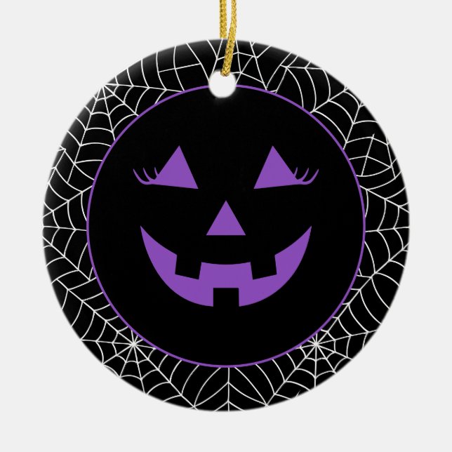 Halloween  ceramic tree decoration (Front)