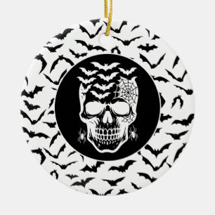 Halloween ceramic tree decoration