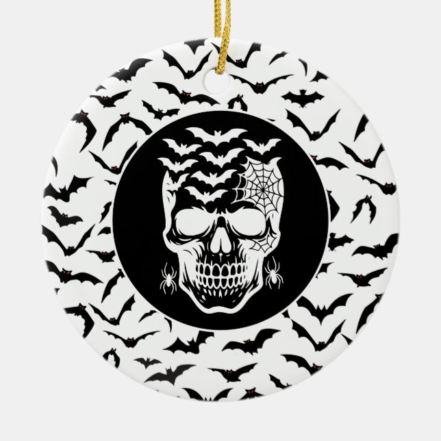 Halloween  ceramic tree decoration (Front)