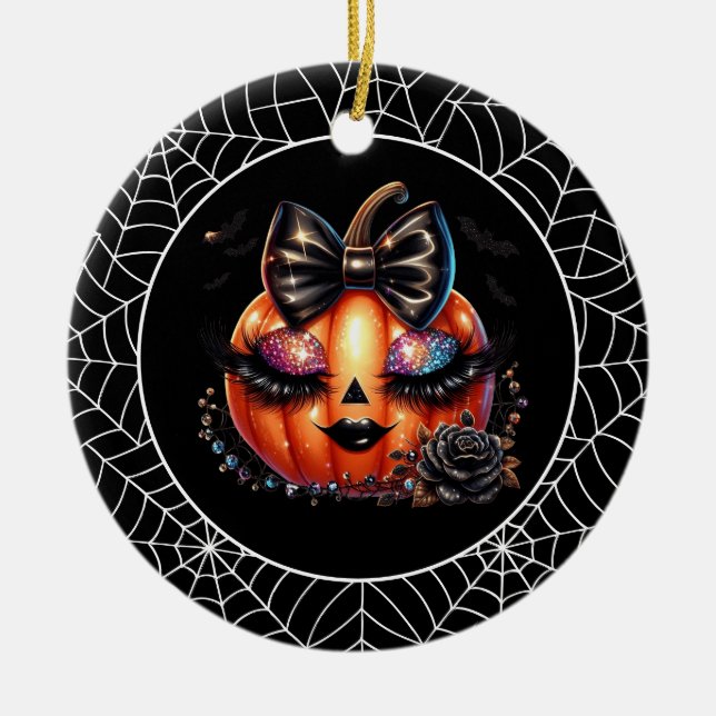 Halloween  ceramic tree decoration (Front)