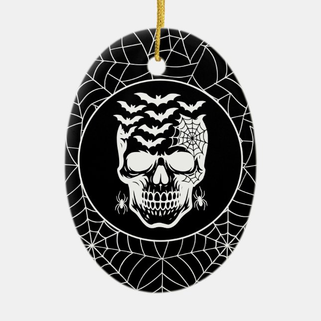 Halloween  ceramic tree decoration (Front)