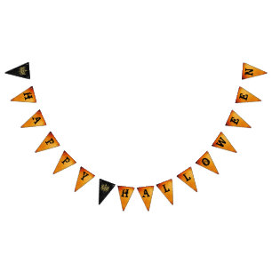 Halloween Chandelier Custom Triangle Bunting