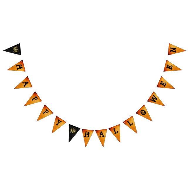Halloween Chandelier Custom Triangle Bunting (All)
