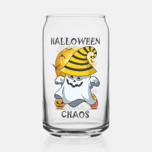 Halloween Chaos Can Glass