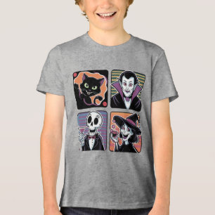 halloween character Tri-Blend shirt