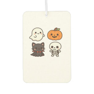 Halloween Characters � Ghost, Pumpkin, Black Cat & Car Air Freshener