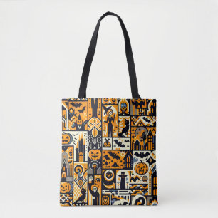 Halloween Characters Tote Bag