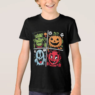 halloween characters Tri-Blend shirt