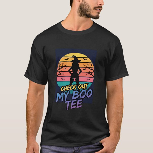 Halloween Check Out My Boo Tee Design_1 (Front)