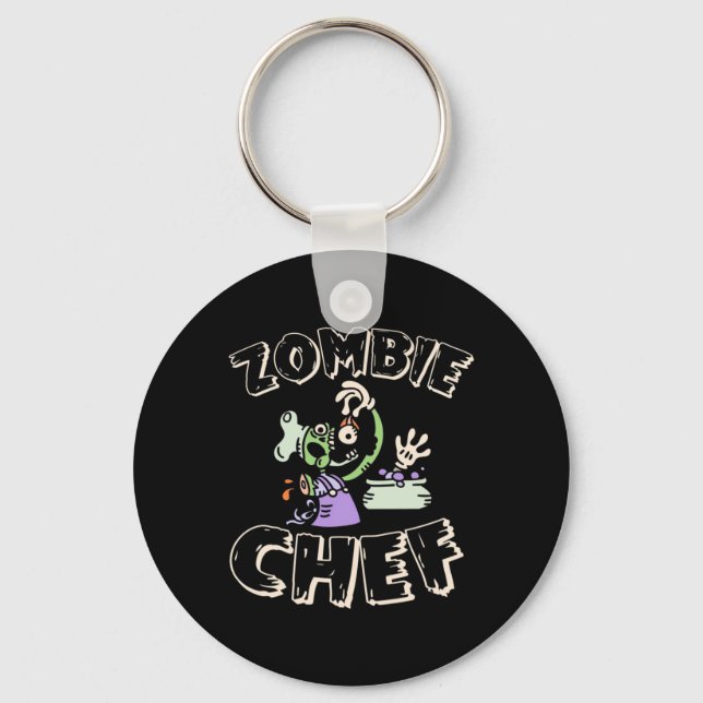 Halloween Chef Key Ring (Front)