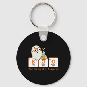 Halloween Chemistry Boo The Element Of Surprise Cu Key Ring