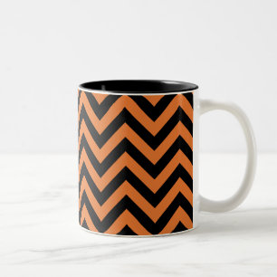 Halloween Chevron Pattern Mug