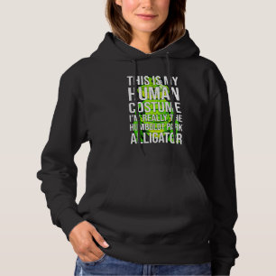 Halloween Chicago Humboldt Park Alligator Costume Hoodie