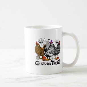 Halloween Chicken Chick Or Treat Spooky Season Pum Coffee Mug