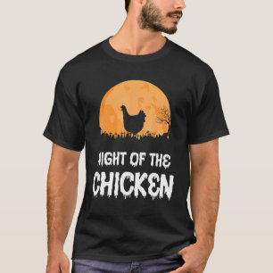 Halloween Chicken Costume Spooky Moon Halloween T-Shirt