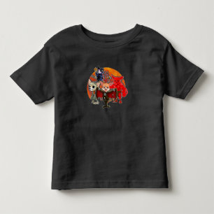 Halloween Chihuahua Costume Mummy Evil Witch Pumpk Toddler T-Shirt