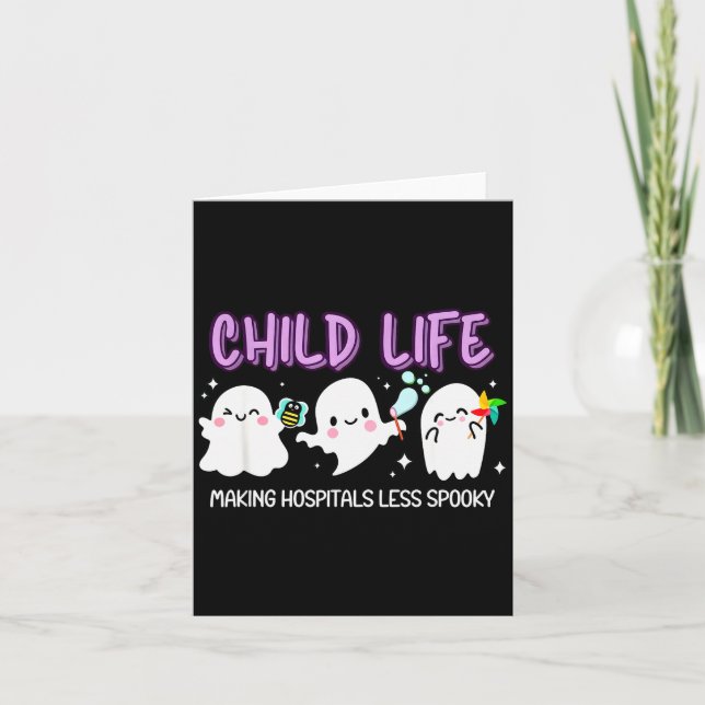 Halloween Child Life Specialist, Fall Child Life S Card (Front)