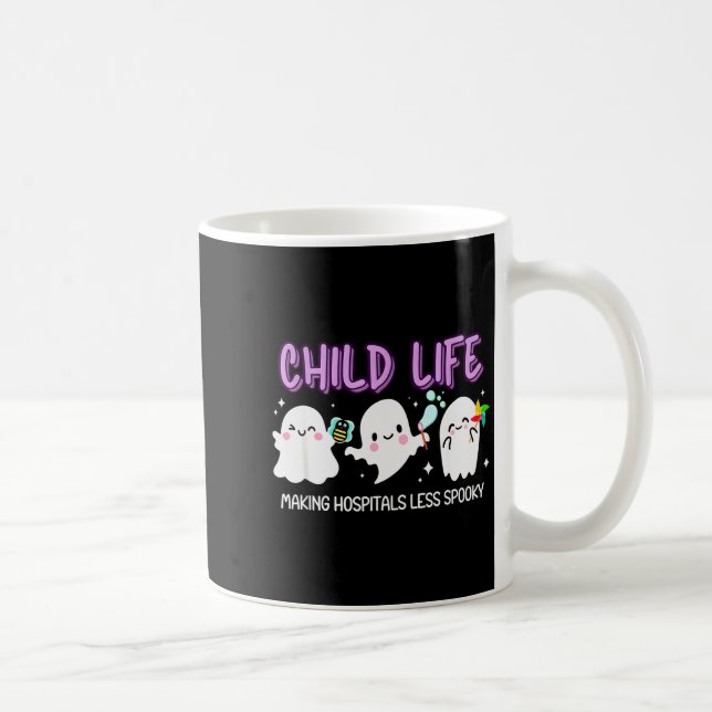 Halloween Child Life Specialist, Fall Child Life S Coffee Mug (Right)