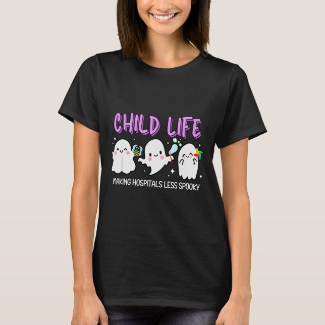 Halloween Child Life Specialist, Fall Child Life S T-Shirt (Front)