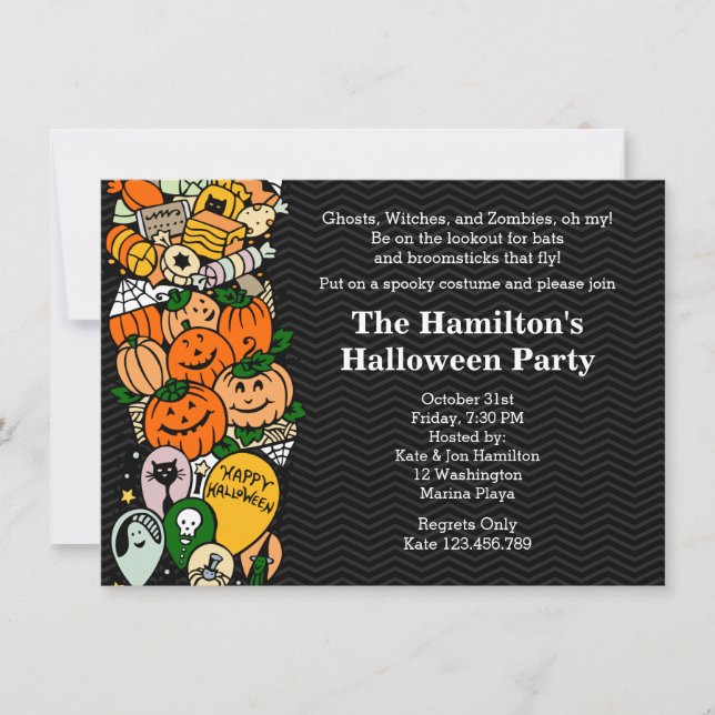 Halloween Children's Costume Party Invitation (Front)