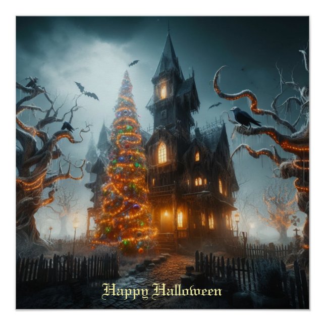 Halloween Christmas Poster (Front)