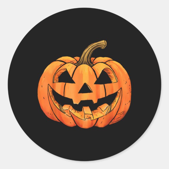 Halloween Classic Round Sticker (Front)