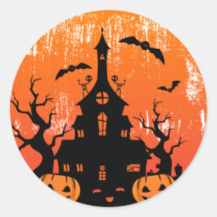 Halloween Classic Round Sticker