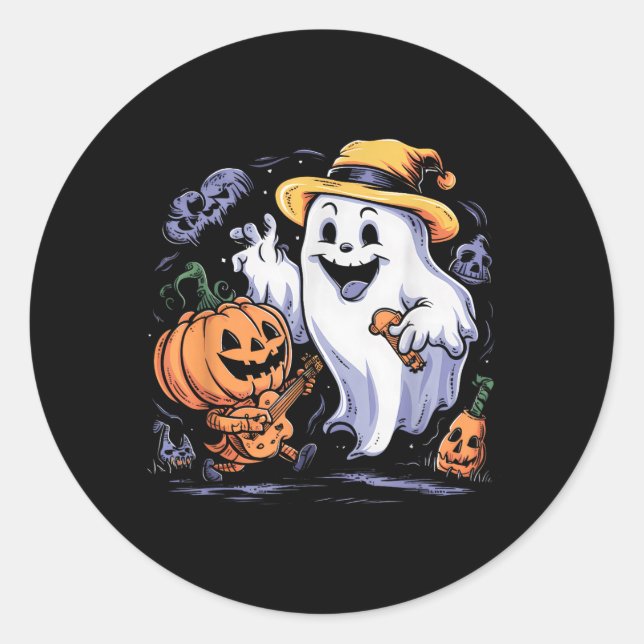 Halloween Classic Round Sticker (Front)