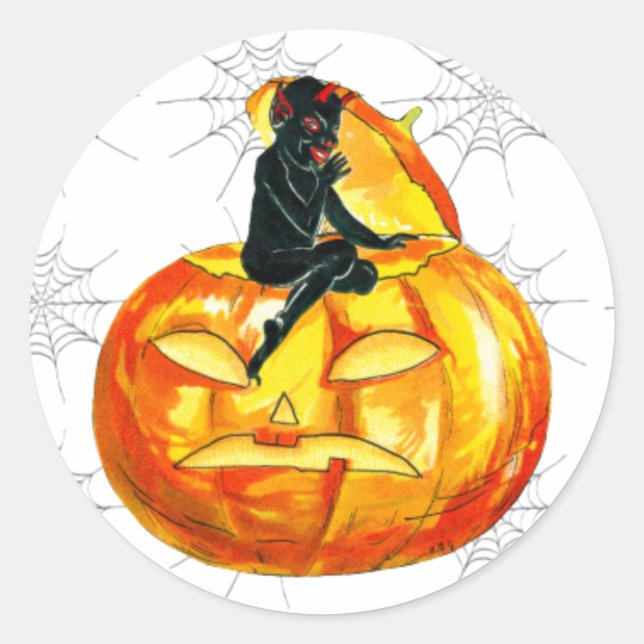 Halloween Classic Round Sticker (Front)