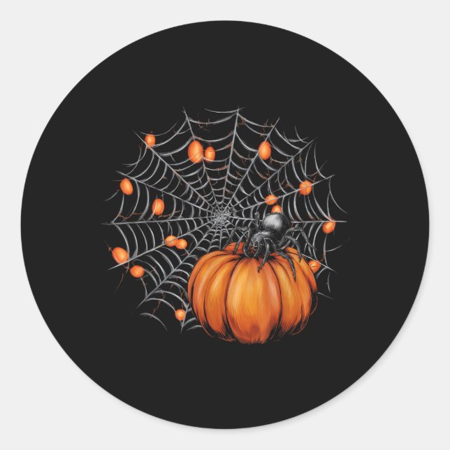 Halloween Classic Round Sticker (Front)