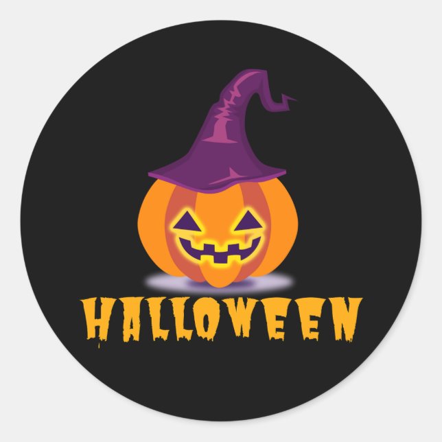 Halloween Classic Round Sticker (Front)