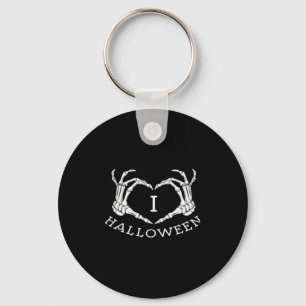 Halloween! Classic - Skeleton Hands Heart Key Ring