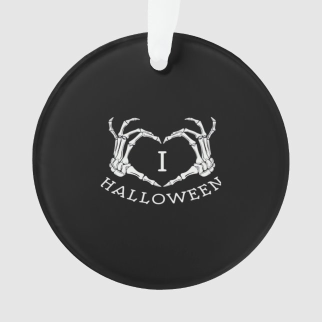 Halloween! Classic - Skeleton Hands Heart Ornament (Front)