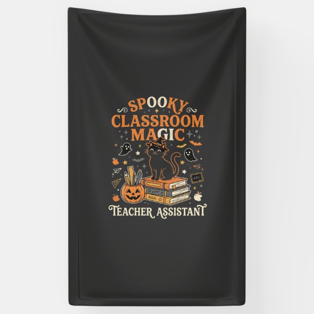 Halloween Classroom Magic Banner (Vertical)