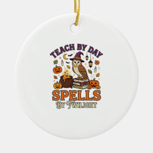 Halloween Classroom Moonlight Magic Ceramic Tree Decoration