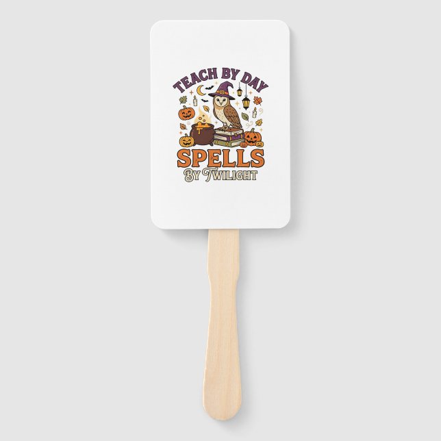 Halloween Classroom Moonlight Magic Hand Fan (Front)