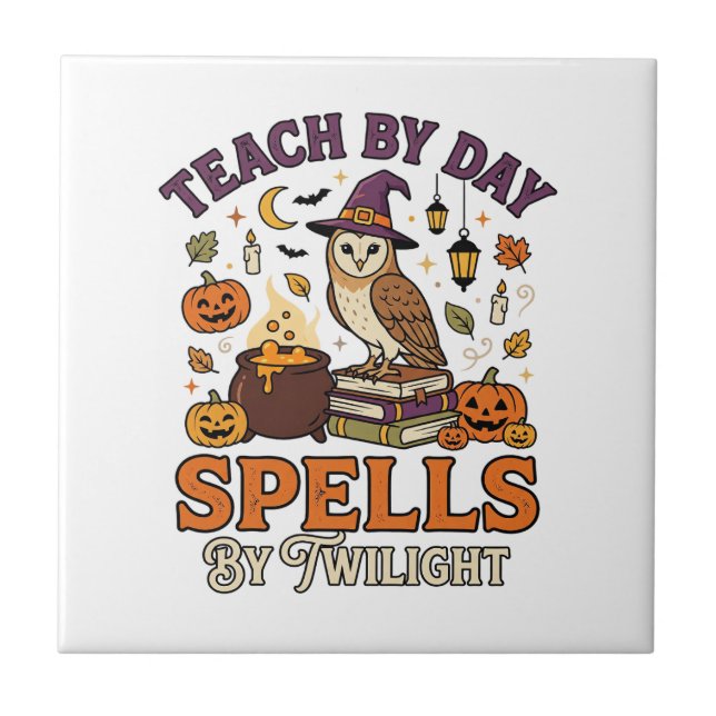 Halloween Classroom Moonlight Magic Tile (Front)