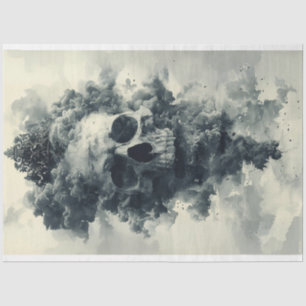 Halloween Cloud Skeleton Decoupage  Tissue Paper