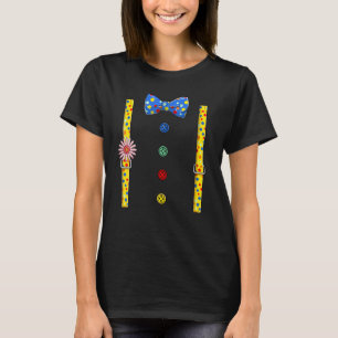 Halloween Clown Clothes For Boys Fun Carnival Susp T-Shirt