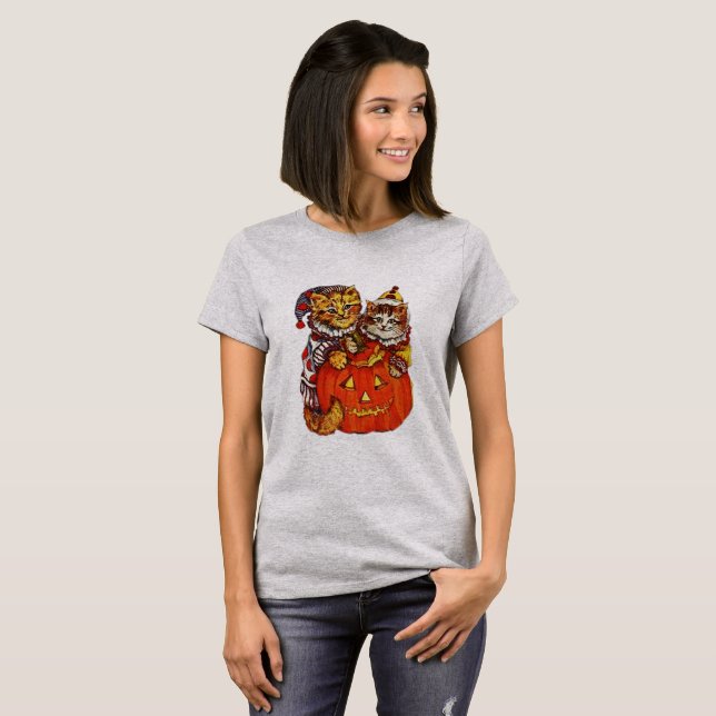 Halloween Clown Kittens T-Shirt (Front Full)