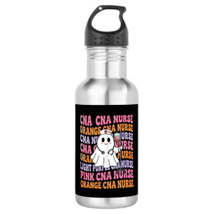 Halloween CNA Nurse Ghost Design 532 Ml Water Bottle