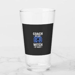 Halloween Coach by Day Witch by Night Design Glass
