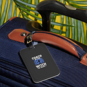 Halloween Coach by Day Witch by Night Design Luggage Tag