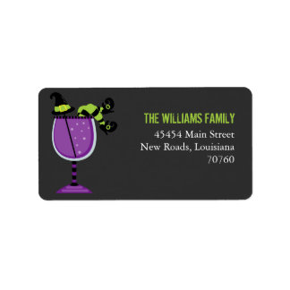 Halloween Cocktail Label