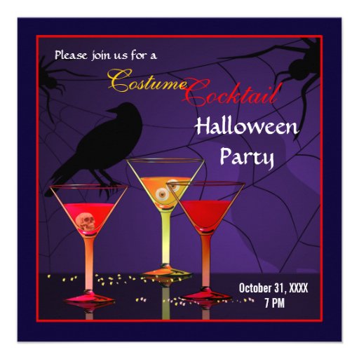 Halloween Cocktail Party Invitation 8