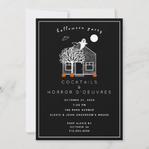 Halloween Cocktail Party Invitation