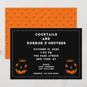 Halloween Cocktail Party Invitation